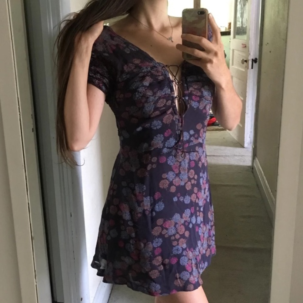 NWT Free People Dress, Yours Truly, Lace Up.💙